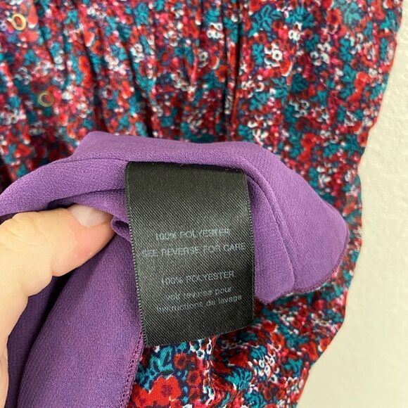 Patterson J. Kincaid Floral Mini Tank Top Dress size Small - Picture 8 of 8